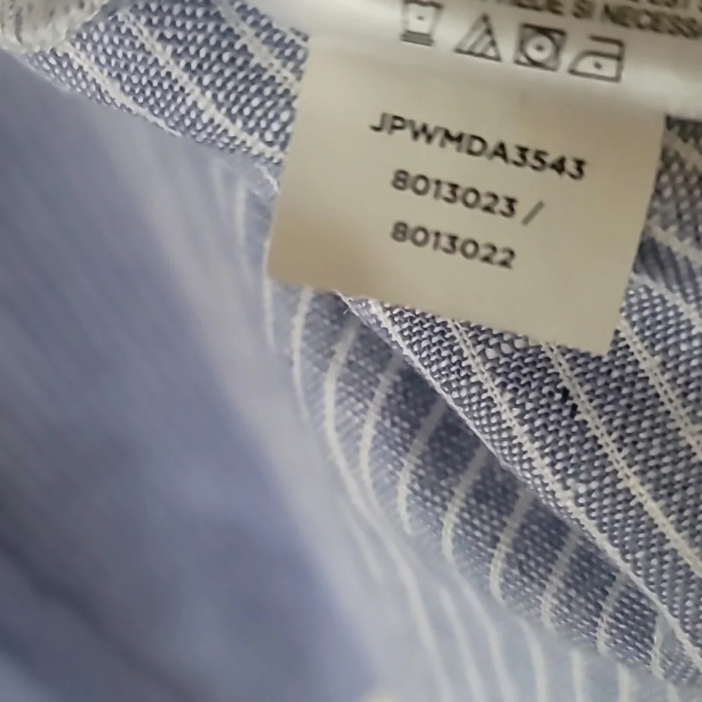 Jones NY Signature Long  Tunic Shirt Dress 60% Linen Plus SZ 3XLT - Picture 10 of 16